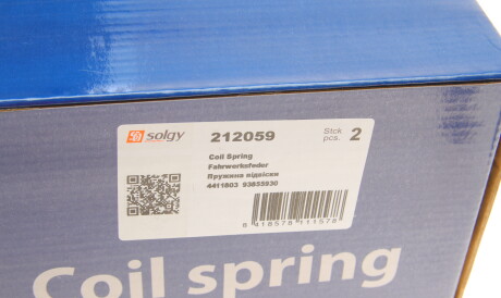 Фото 3 - Пружина подвески Solgy 212059
