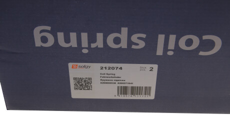 Фото 2 - Пружина підвіски Solgy 212074