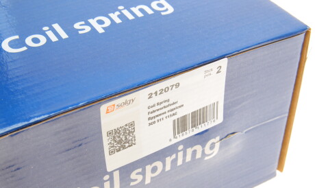 Фото 3 - Пружина підвіски Solgy 212079