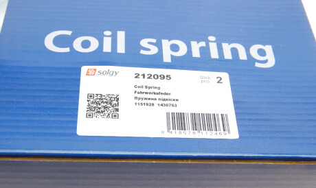Фото 3 - Пружина подвески Solgy 212095