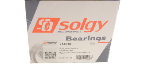 Фото 2 - Подшипник амортизатора Solgy 214010