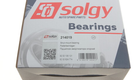 Фото 2 - Подшипник амортизатора Solgy 214019
