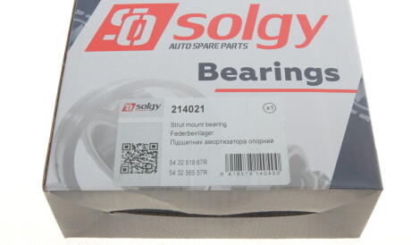 Фото 2 - Опора стойки амортизатора Solgy 214021