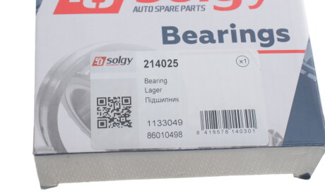 Фото 2 - Автозапчастина Solgy 214025