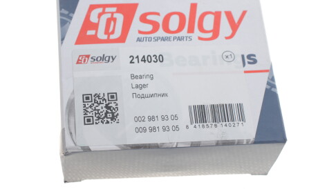 Фото 2 - Автозапчастина Solgy 214030