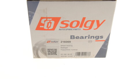Фото 2 - Подшипник ступицы Solgy 216069