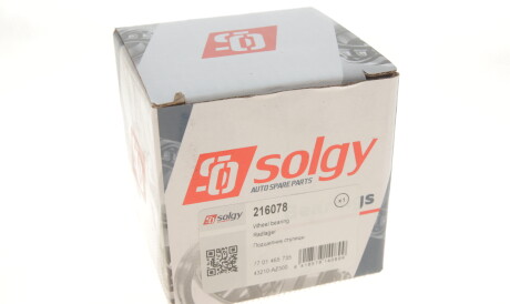Фото 3 - Подшипник ступицы Solgy 216078