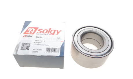 Фото 2 - Підшипник маточини Solgy 216111