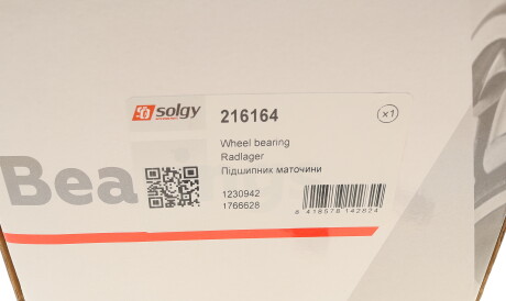 Фото 3 - Подшипник ступицы Solgy 216164