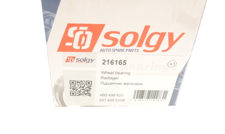 Фото 3 - Підшипник маточини Solgy 216165
