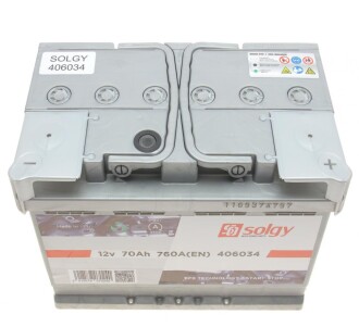 Фото 3 - Автомобільний акумулятор Solgy 406034