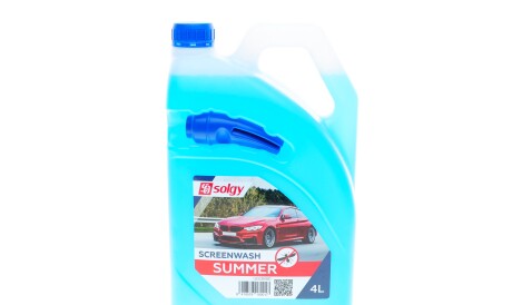 Омивач літній Screenwash Summer, 4л - (83122452028, G052184A2, G052184M0) Solgy 501003