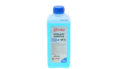 Антифриз Antifreeze G11 Premix -35°C синий, 1л - (g011A8CA1S1, G011A8CA1, 90297545S1) Solgy 503001