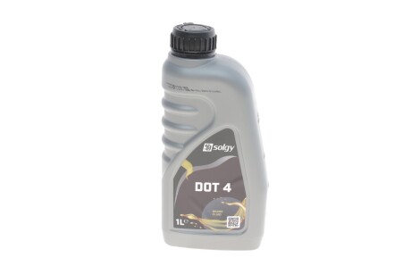 Рідина гальмівна DOT4 (1L) - Solgy 504007