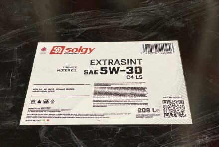 Фото 2 - Моторное масло Solgy 504027