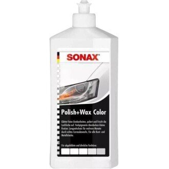 Цветной полироль Polish & Wax Color NanoPro, 250мл - SONAX 296041 (фото 1)