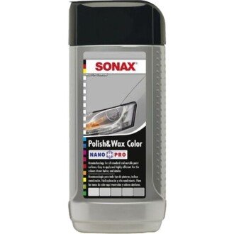 Кольоровий поліроль Polish & Wax Color NanoPro, 250мл - SONAX 296341