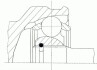 ШРКШ (зовнішній) Fiat Doblo 10-/500X 14-/Opel Combo 12-/Jeep Compass 17- (27z/26z/59mm/91mm/48.6mm) - (46308679, 46308773, 46308958) SPIDAN 36483 (фото 2)