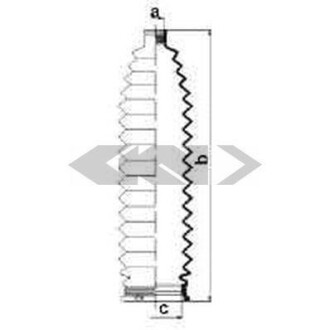 Пильник рульової рейки - SPIDAN 83999