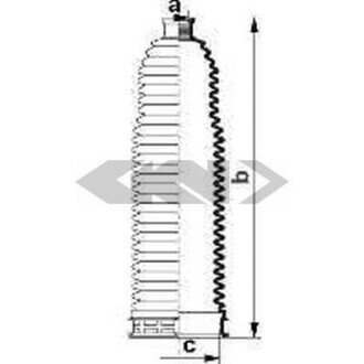 Пильник рульової рейки - SPIDAN 84085