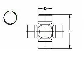 Фото 2 - Елемент трансмиссии SPIDAN U166