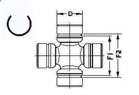 Фото 2 - Елемент трансмісії SPIDAN U187