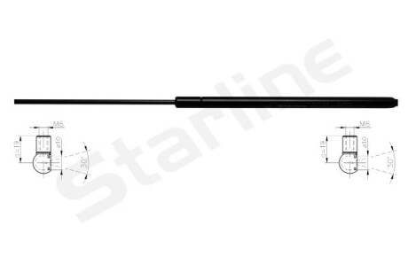 Амортизатор багажника - ((893827552A)) STARLINE 1212804