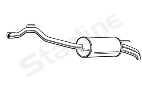 Фото вихлопнi системи - STARLINE 42.38.400 Вихлопнi системи - STARLINE 42.38.400