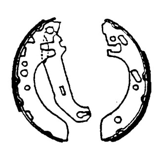 Тормозные колодки BC 07155 - (1095598, 547698451, 6500959) STARLINE BC07155