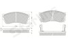 Klocki hamulcowe subaru justy/ suzuki alto/ swift kpl - STARLINE BD S482 (фото 1)