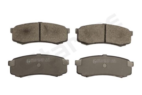 Комплект гальмівних накладок, дискове гальмо - STARLINE BDS547