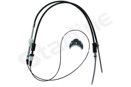 Трос стояночного тормоза L=865/972/3330 mm - (83BB2A603AH, 6194541) STARLINE LABR075