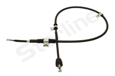 Тросы ручника - ((597702F100, 597702F200, 597602F100)) STARLINE LA BR.99184