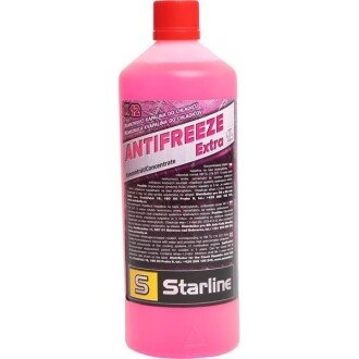Антифриз-концентрат S NA K12 G12+, рожевий, 1л - STARLINE NAK121