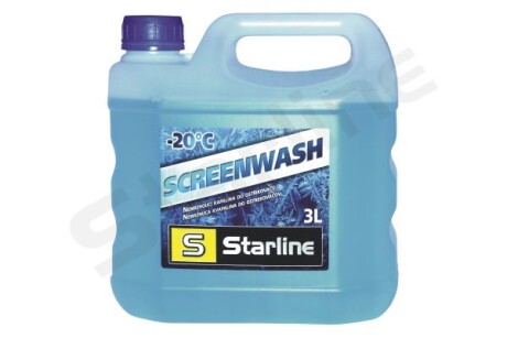 Омыватель стекла Nano зимний -20°С, 3л - STARLINE NASW203