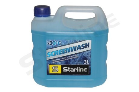 Омыватель стекла зимний -30°С, 3л - STARLINE NASW303