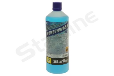 Омыватель стекла зимний концентрат -80°С свежий, 1л - STARLINE NASW801