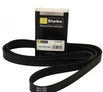 Поликлиновой ремень SR 6PK1555 - STARLINE SR6PK1555