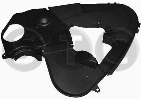 Кришка двигуна (передня) Citroen Berlingo/Peugeot Partner 2.0HDI 99-11 (ГРМ) - ((0320F9, 0320H2, 0320H3, 1313636080, 1473551080)) STC T403699