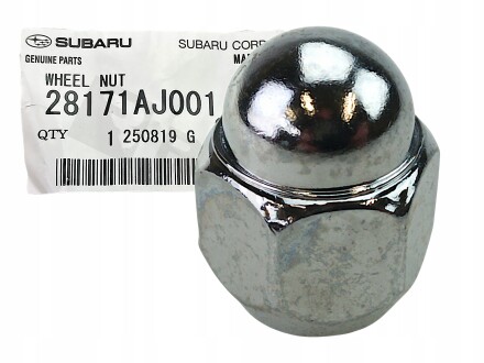 Фото товара Болт/гайка кріплення колеса оригінальна SUBARU 28171AJ001 : Купить на tto.com.ua