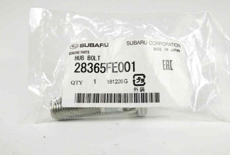 Фото 2 - Болт/гайка крепления колеса SUBARU 28365FE001