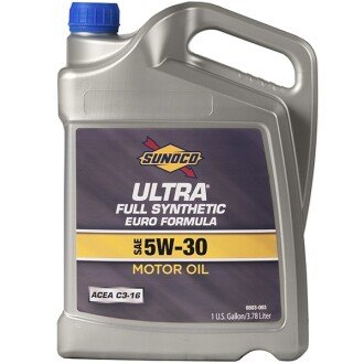 Моторное масло Ultra Full Synthetic Euro 5W-30, 3,78 л - SUNOCO 6503003 (фото 1)