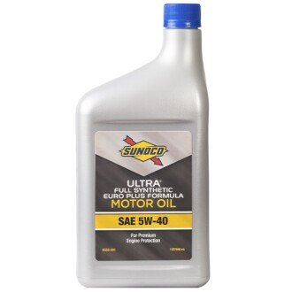 Моторна олива Ultra Full Synthetic Euro Plus 5W-40, 0,946 л - SUNOCO 6533001