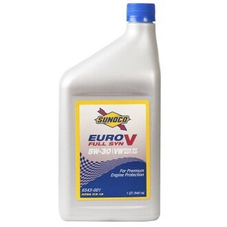 Моторное масло Ultra Full Synthetic Euro SYN V 5W-30, 0,946 л - SUNOCO 6543001