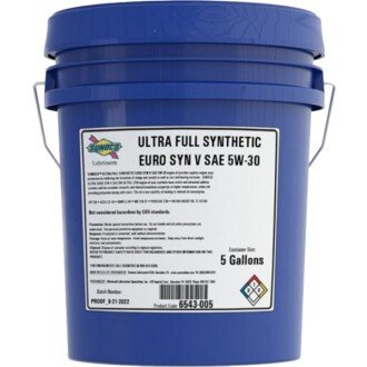 Моторное масло Ultra Full Synthetic Euro SYN V 5W-30, 18,93 л - SUNOCO 6543005 (фото 1)