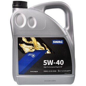 Моторна олива 5W-40, 5 л - (08232P99E1LHE, 08232P99E4LHE, G052167M2) SWAG 15932938