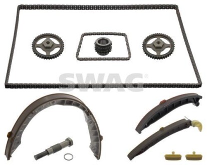 Комплект ланцюга ГРМ Porsche Cayenne (92A/9PA)/Panamera (970) 4.8 V8 09- (z=266/68) - (94810516910, 94810516910S1) SWAG 38 94 4462