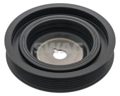 Шків колінчастого валу (кількість ребер: 6) RENAULT CLIO III, CLIO III/HATCHBACK, CLIO IV, CLIO IV/HATCHBACK, MODUS, TWINGO II 1.2-1.5D 12.04- - ((8200315270)) SWAG 60 10 0981