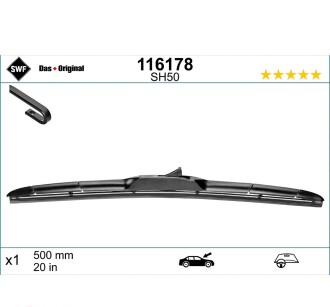 Фото 3 - Дворник (щетка стеклоочистителя) SWF 116178