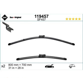 Фото 3 - Двірник (щітка склоочисника) SWF 119457